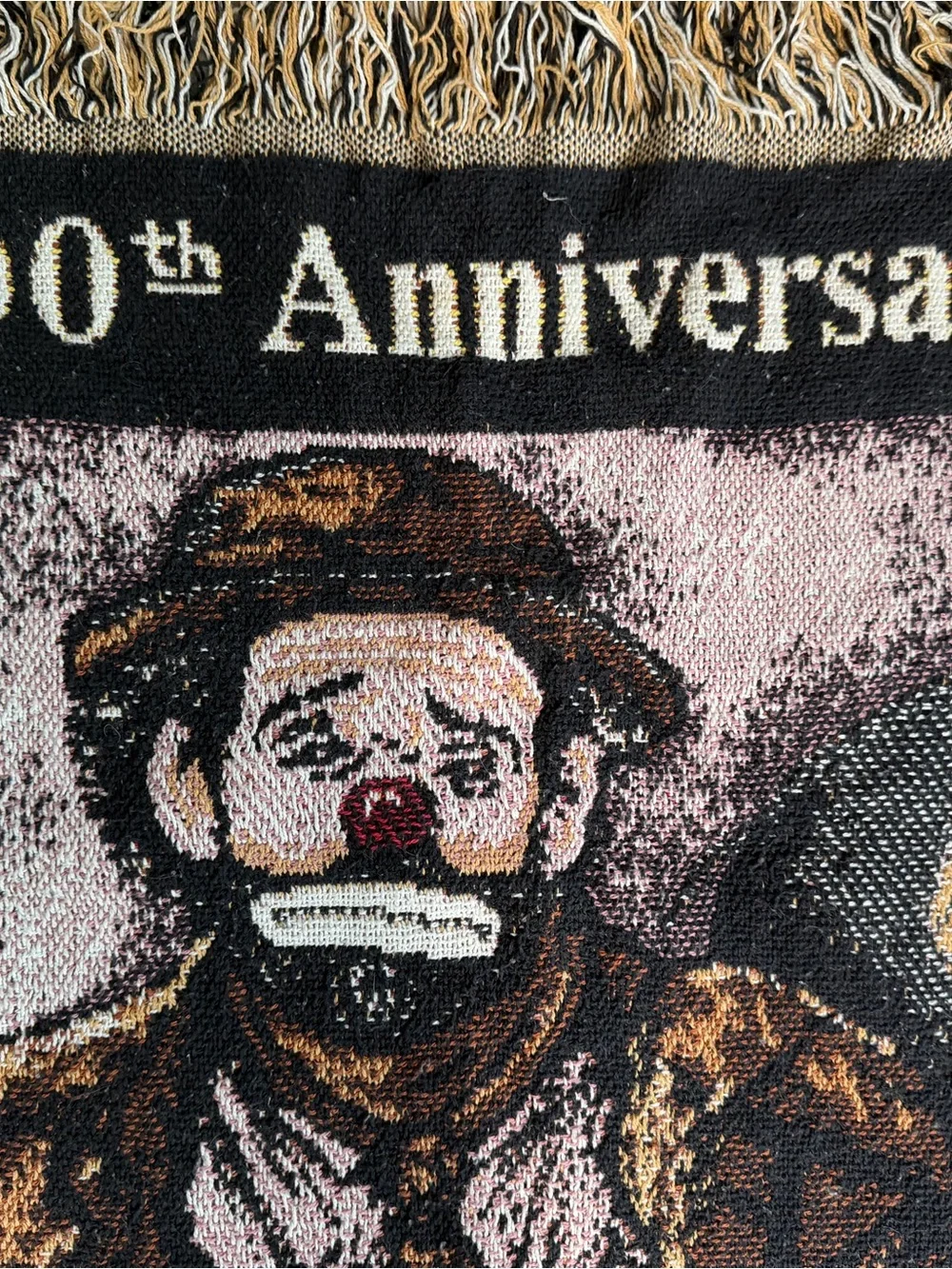 100th Anniversary Special Edition Brown Circus Tapestry Wall Hanging